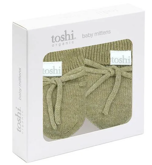 Toshi Organic Mittens - Olive