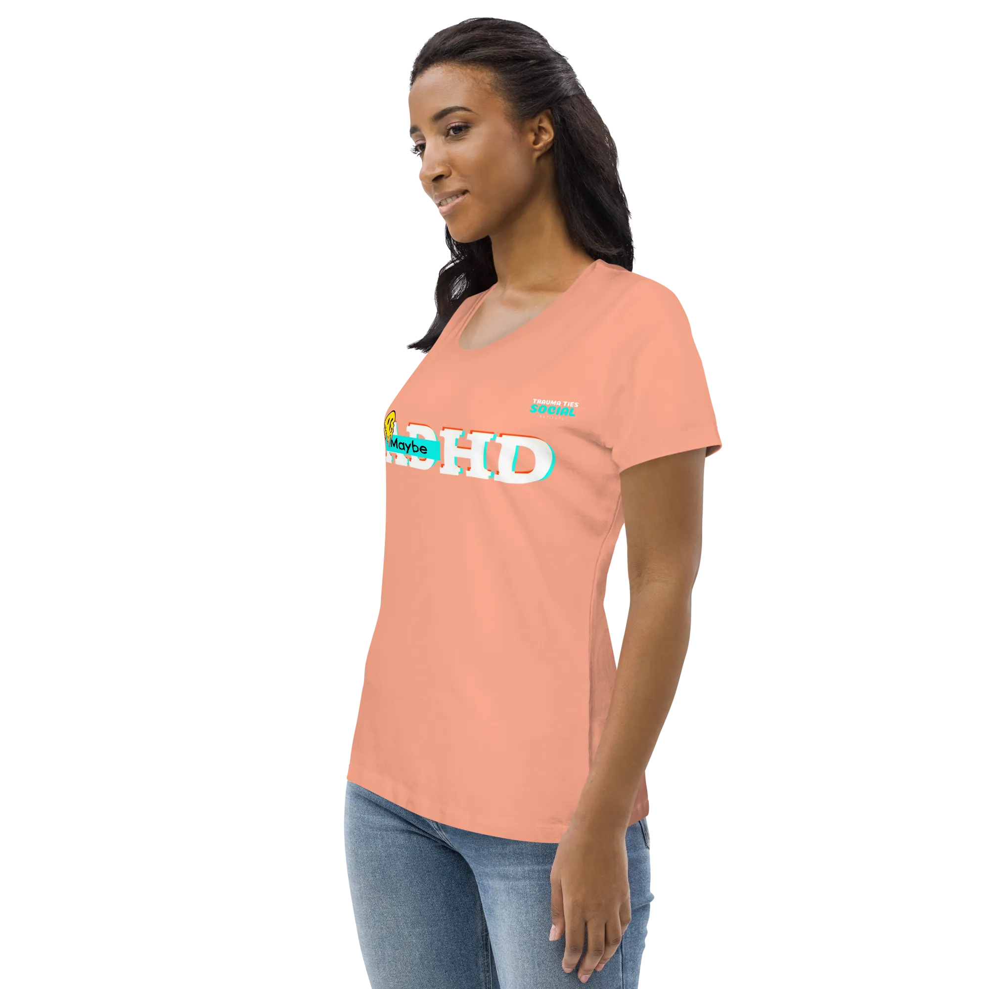 TTSI maybe HD Women's fitted eco tee