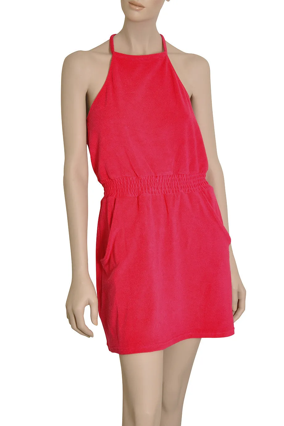 TWIST Fuchsia Cotton Dress