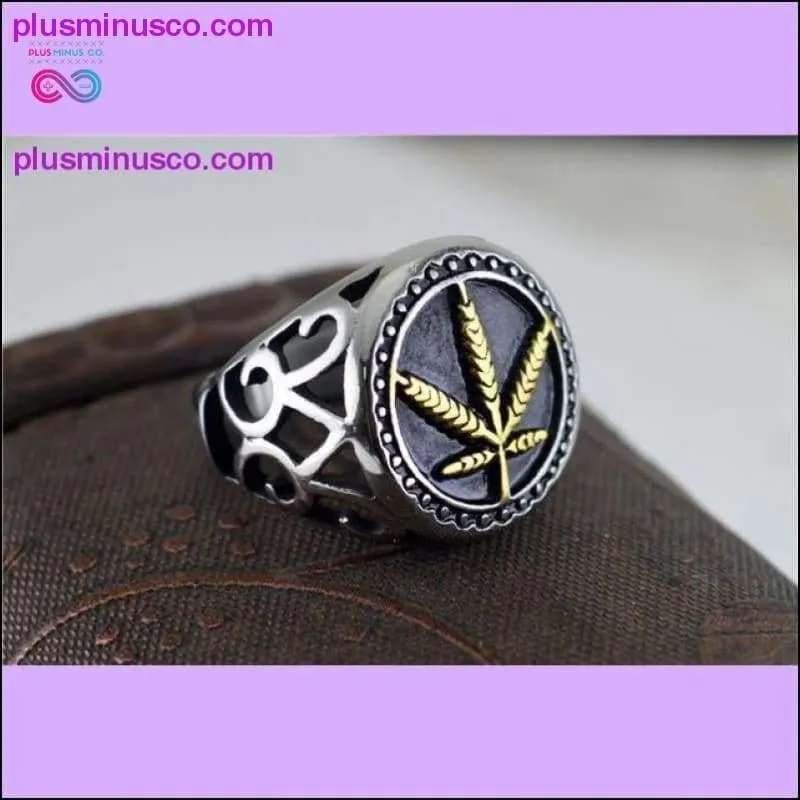 Two color Silver 316L Stainless Steel Weed Hemp Cannabis