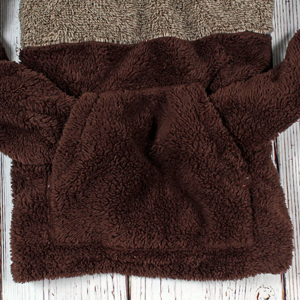 Two-Toned Kangaroo Pullover
