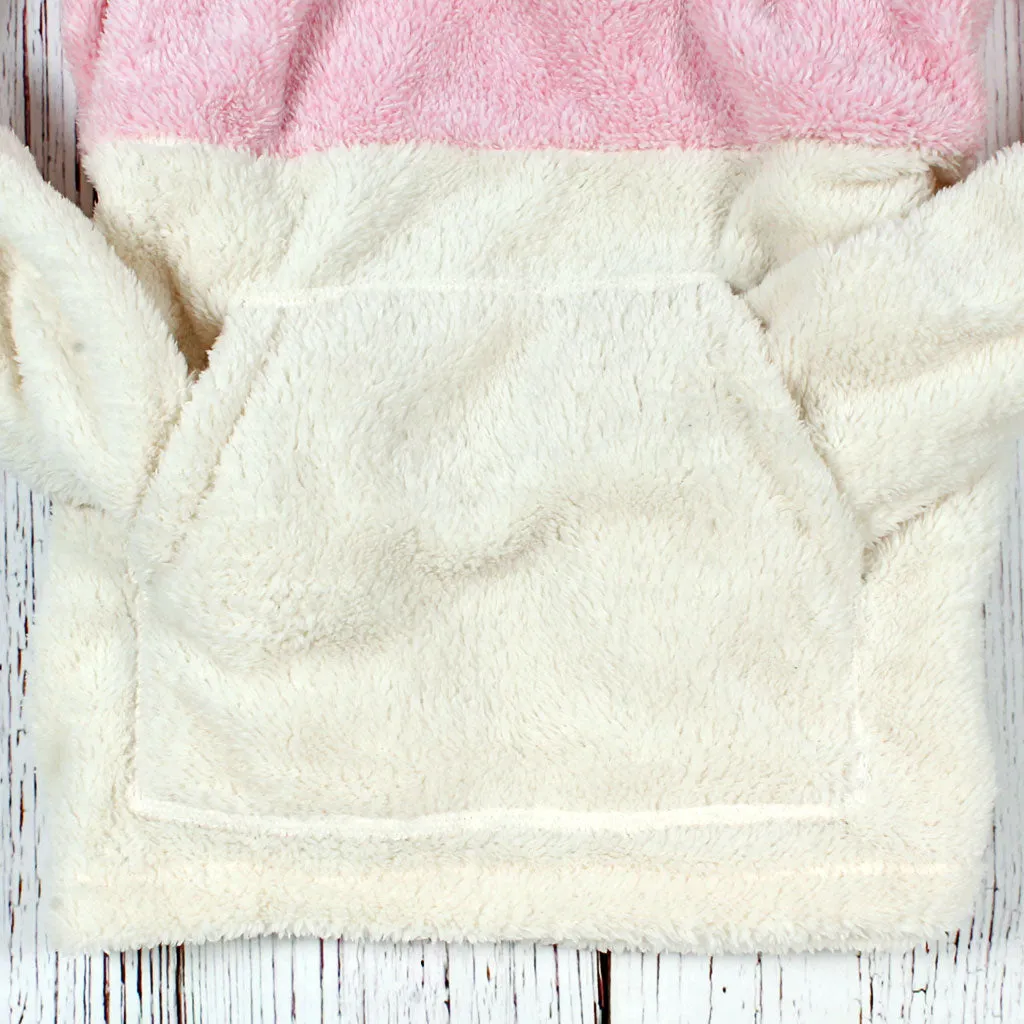 Two-Toned Kangaroo Pullover