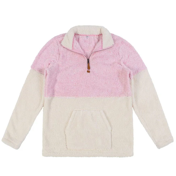 Two-Toned Kangaroo Pullover