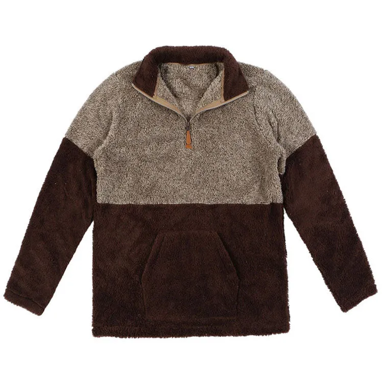 Two-Toned Kangaroo Pullover