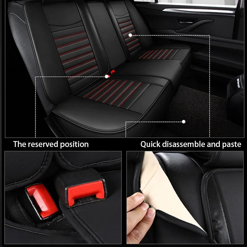 Universal Car Seat Cover PU Leather
