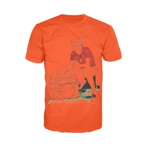 US Brand X Old's Kool Boom Box Official Men's T-Shirt (Orange)