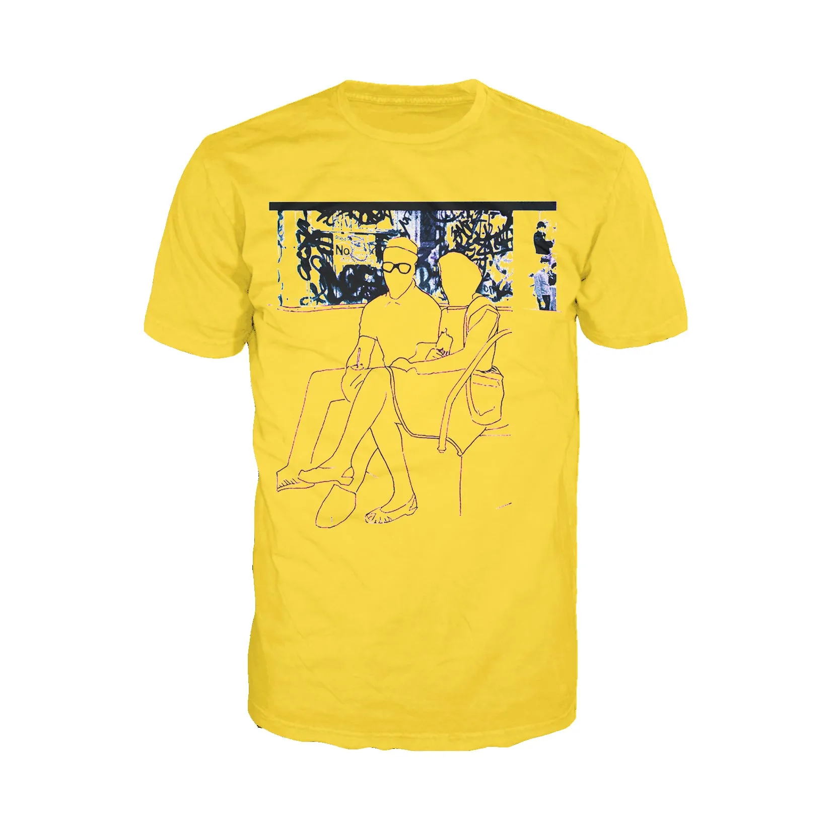 US Brand X Old's Kool Ghetto Love Official Men's T-Shirt (Yellow)