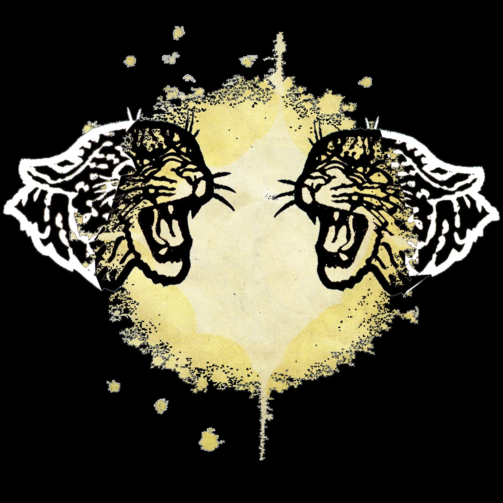 US Brand X Old's Kool Leopard Mirror Official Men's T-Shirt (Black)