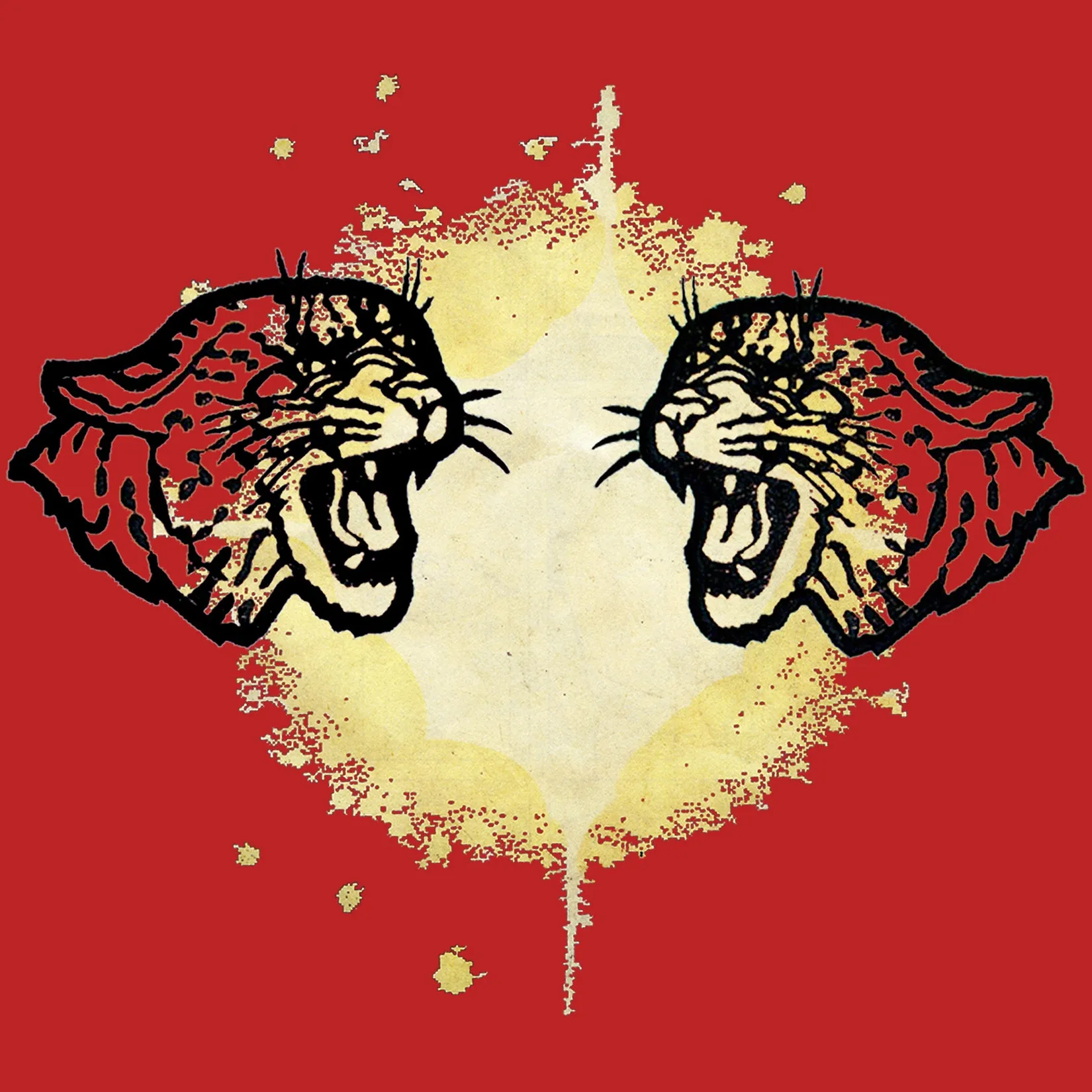 US Brand X Old's Kool Leopard Mirror Official Men's T-Shirt (Red)