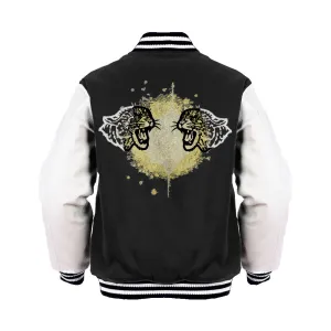 US Brand X Old's Kool Leopard Mirror Official Men's Varsity jacket (Black)