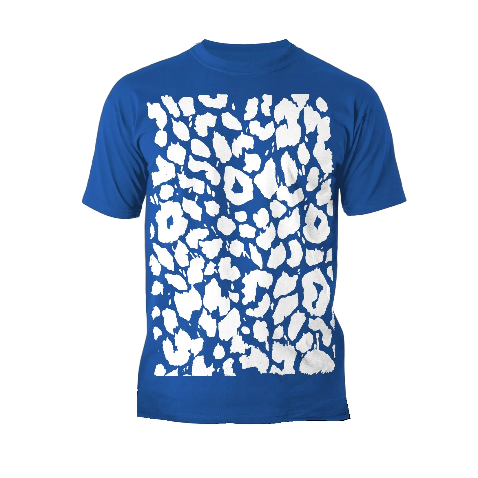 US Brand X Old's Kool Leopard Print Official Men's T-Shirt (Blue)