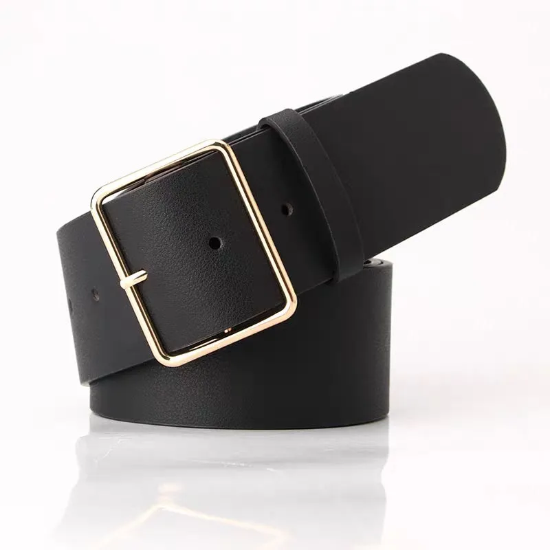 VINTAGE COLLEGE PU LEATHER BELT KF83742