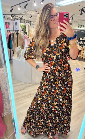 Vintage Floral Maxi Dress by Simply Southern