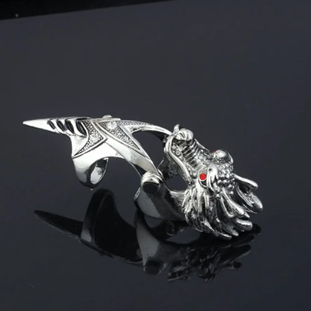 Vintage Style Dragon Knuckle Ring for Men and Women.