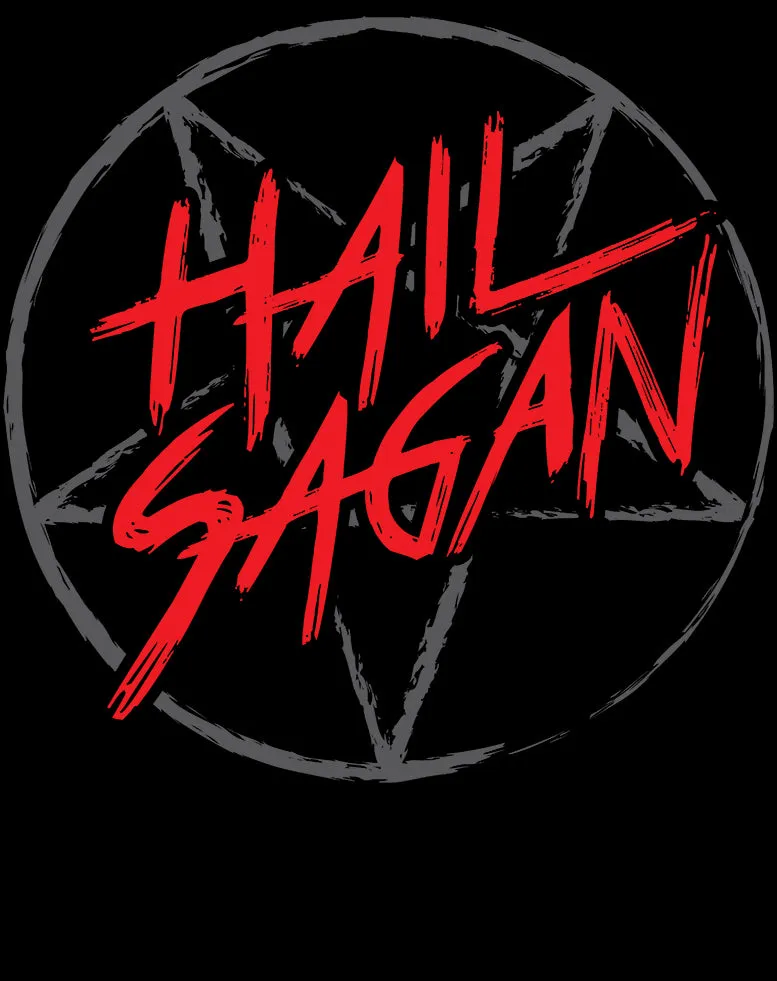 Weird Science Hail Sagan Official Men's T-shirt (Black)