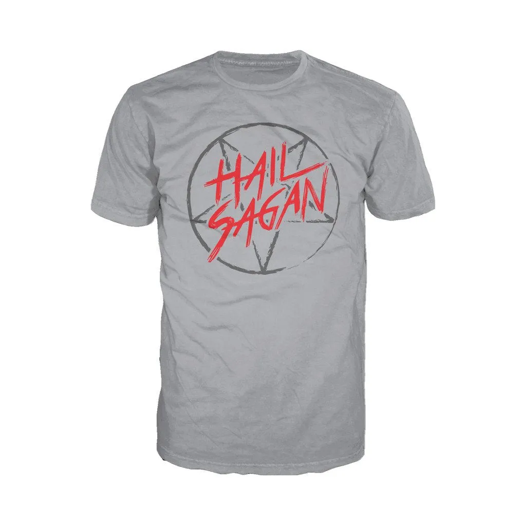 Weird Science Hail Sagan Official Men's T-shirt (Heather Grey)