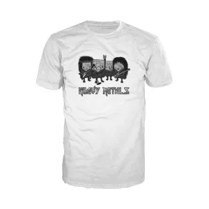 Weird Science Heavy Metals Official Men's T-shirt (White)
