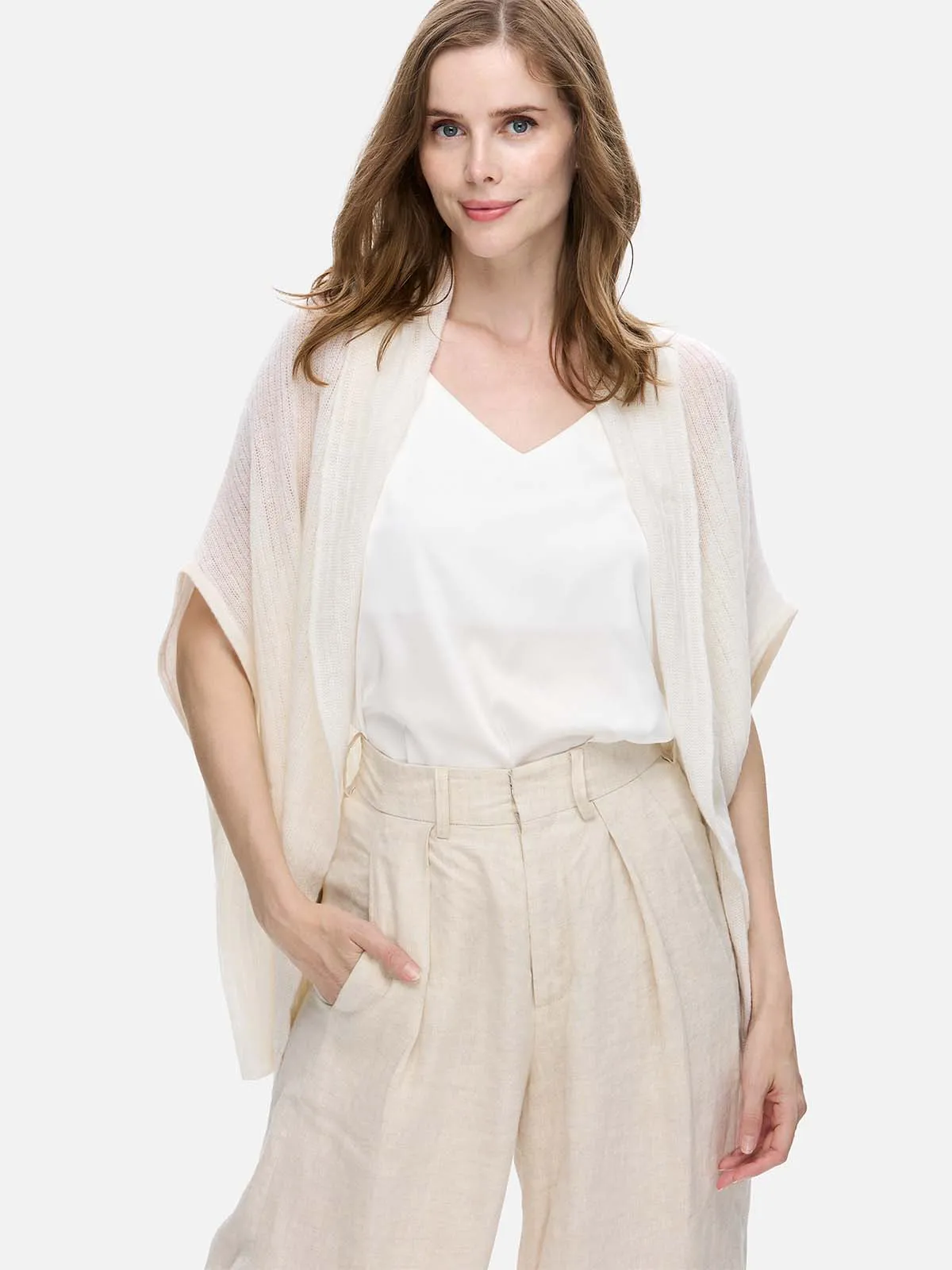 White Effortless Vest