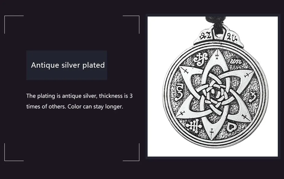 Wiccan Pentacle Star Flower of Life