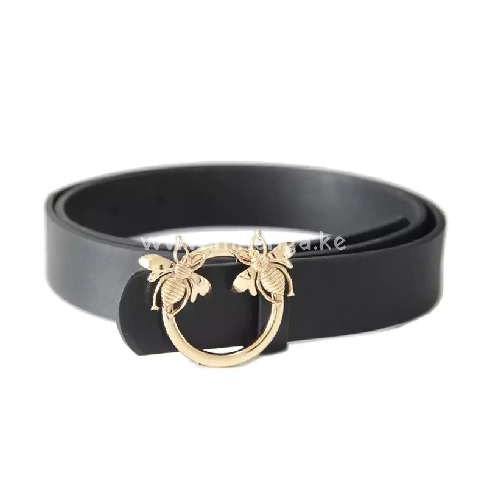 Women's Casual Waist Belt Butterfly Bee Insect Buckle Belts Width 1.3inch for Ladies Waist Belts Gift