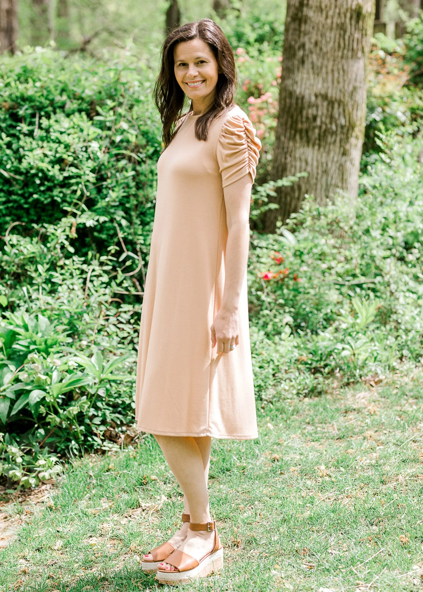 X Sweetly Salmon Dress