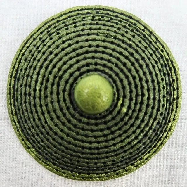 Yetholm Shield Celtic Brooch - Moss