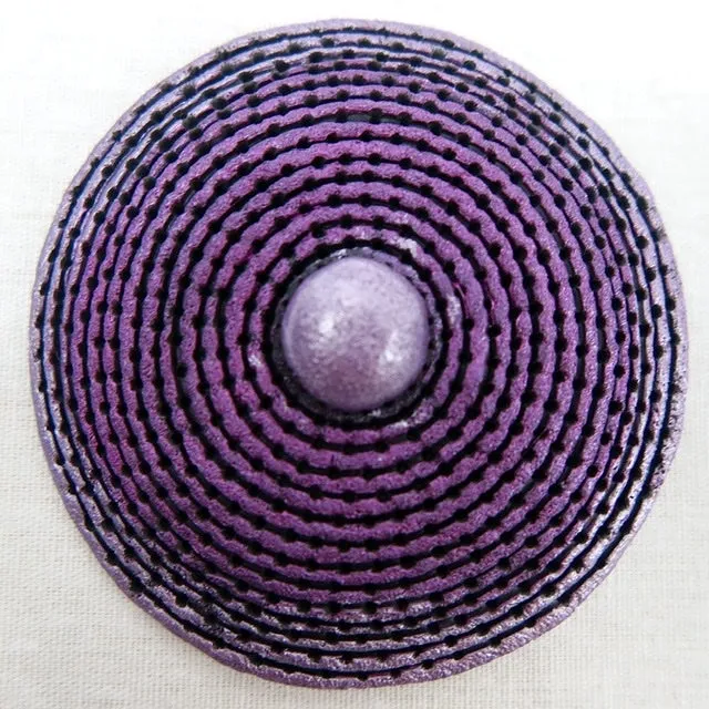 Yetholm Shield Celtic Brooch - Pink