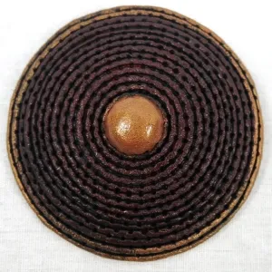 Yetholm Shield Celtic Brooch - Wine