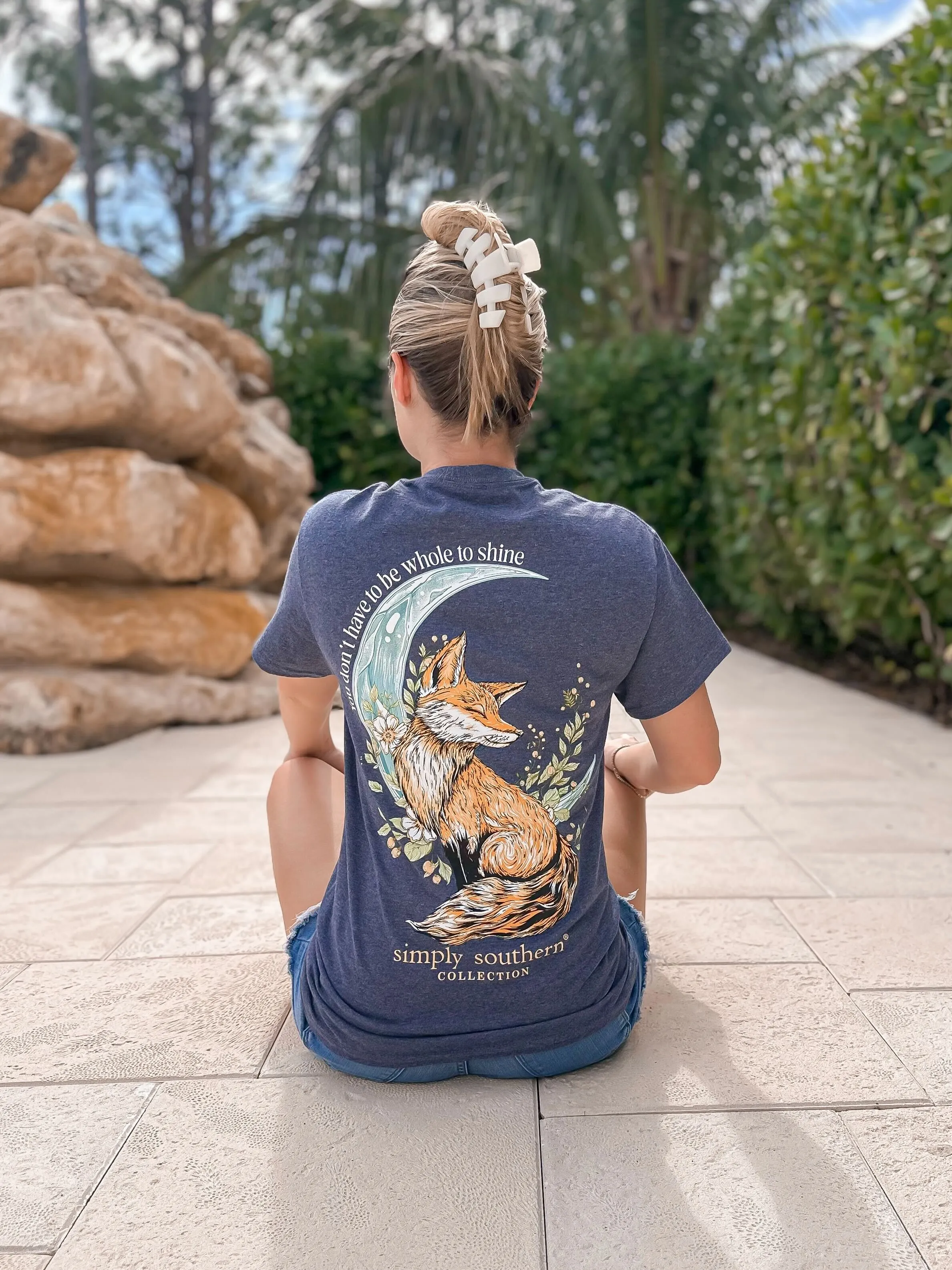 'You Don't Have To Be Whole To Shine' Short Sleeve Tee by Simply Southern