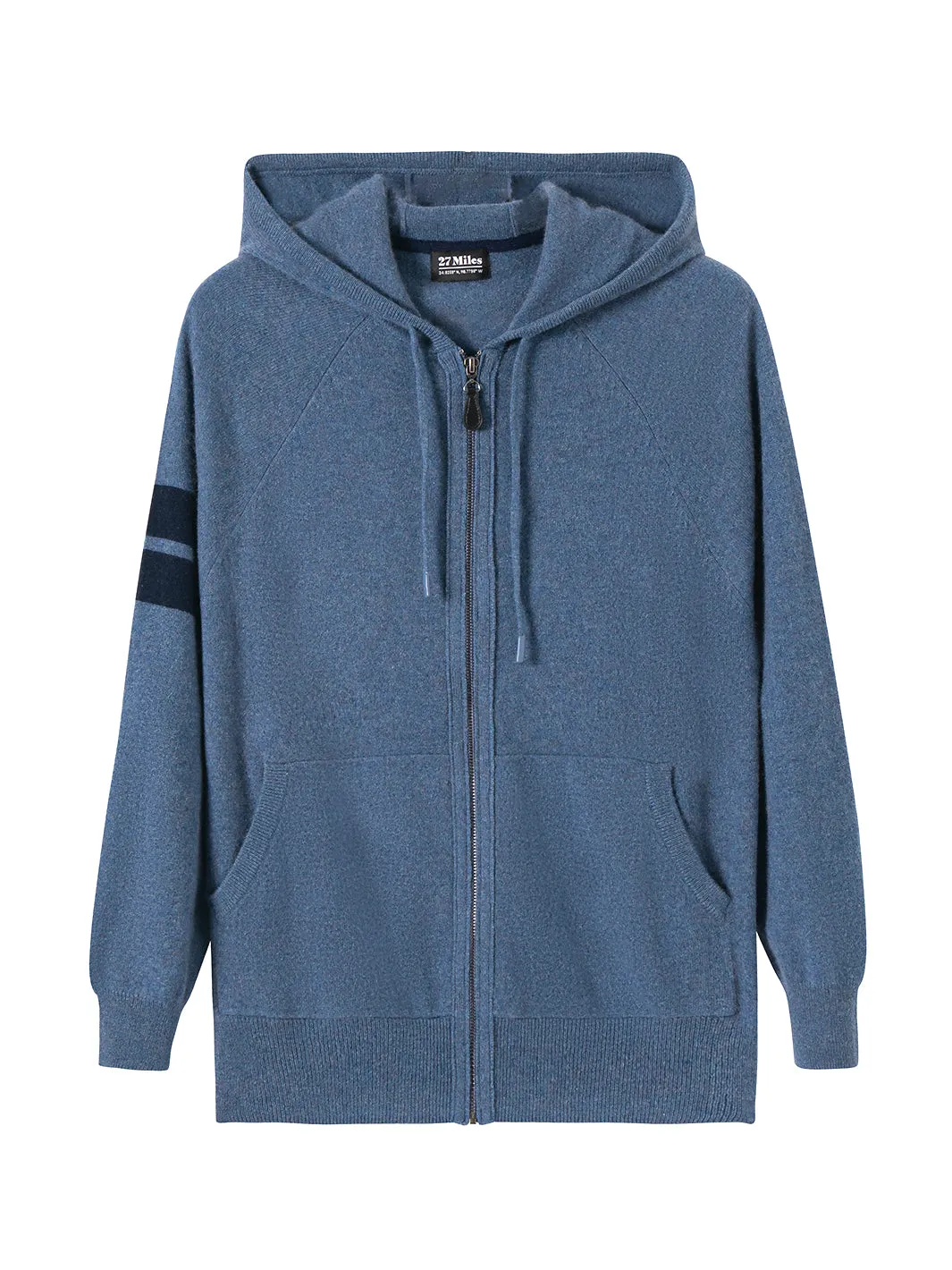 Zuma Men's Cashmere Zip Hoodie