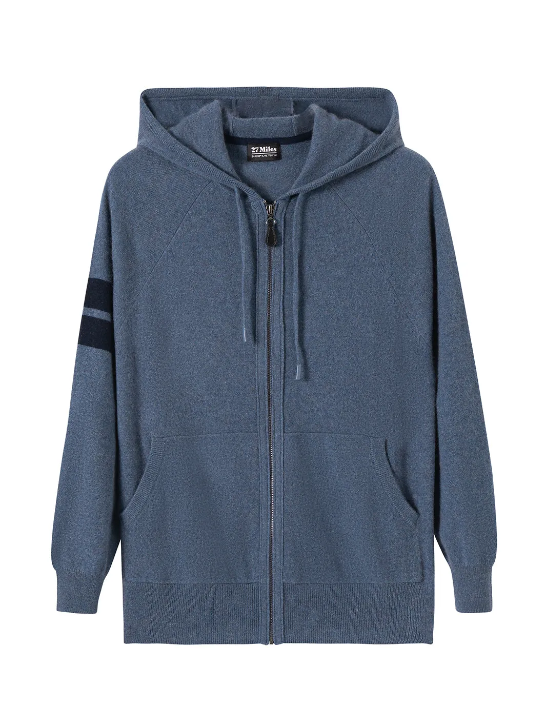 Zuma Men's Cashmere Zip Hoodie